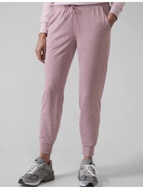 Athleta Uptempo Jogger XS Purple Pink Athletic Pants Active Lounge Athleisure